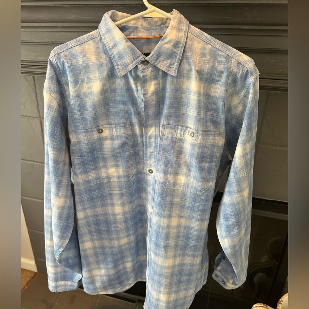 Orvis Tech Chambray Long Sleeve Men's Work Shirt